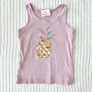 Hannah Andersson pineapple tank applique 3T